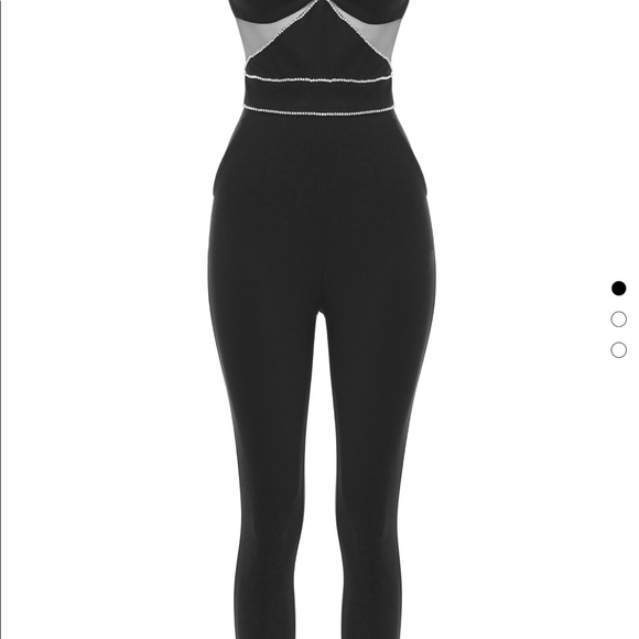 Jumpsuit with diamonds - Picture 2 of 4